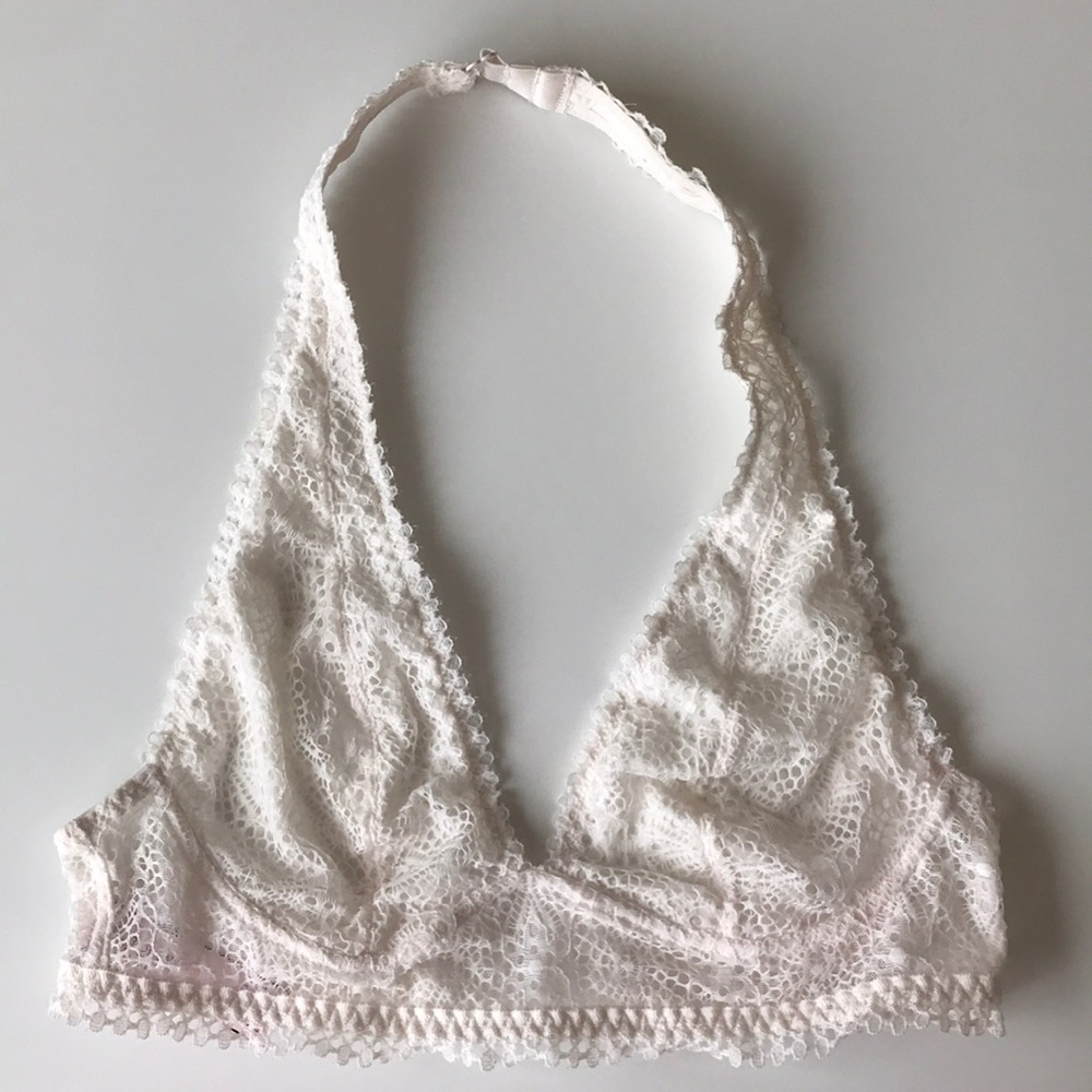 Victoria’s Secret White Crochet Bralette
